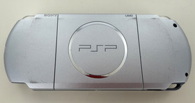 Sony PSP 3000 Mystic Silver Handheld Console -Memory Card, Charger + New Battery