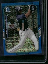 2015 Bowman #FFM-AW Austin Wilson Minis Blue Shimmer Refractor #/150