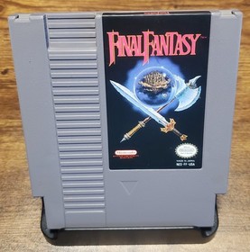 Final Fantasy ( 1 ) Nintendo NES with Box and Sleeve Retro Gaming FF1