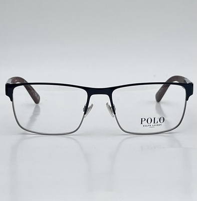 #ad #ad Polo Ralph Lauren PH1215 Shiny Blue Gun Metal Frame Optical Lenses 56 17 150 NEW $70.00