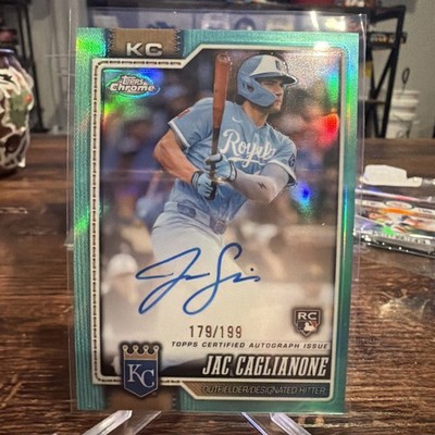 Topps Chrome 2026 Jac Caglianone RC Auto RA-JC 045/199 Kansas City Royals
