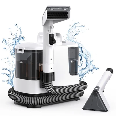 LUBLUELU 3-in-1 Tragbar Waschsauger Nass Sauger Teppich Polster Reiniger 14000Pa 500W