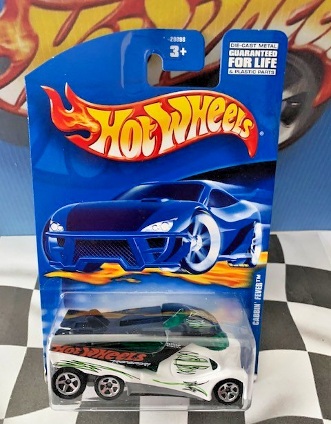 Hot Wheels 2001 Costco Exclusive NNO Cabbin' Fever WHITE 5SP Malaysia