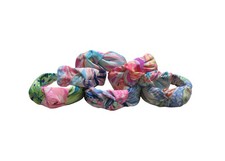 Handmade Preppy Wide Lilly Pulitzer Silk Fabric Top Knot Headband in 7 Prints