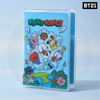 BTS BT21 Official Goods PASSPORT COVER WORLD VOYAGE + Tracking Number