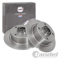 2X ABS Bremsscheiben 278Mm Voll Vorne Passend FüR VW 1500,1600 Kaefer Karmann |
