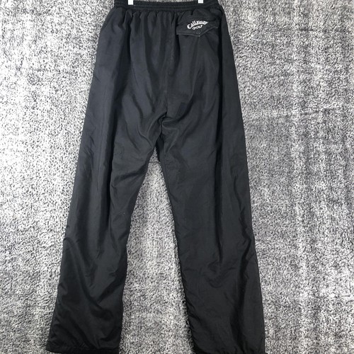 Callaway Golf Tracksuit Mens XL Black 2 Piece Lined Windbreaker Made Scotland - 第 4/23 張圖片