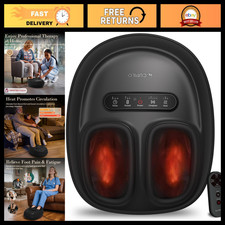 Upgraded Foot Massager with Heat for Neuropathy Relief - FSA  HSA Eligible