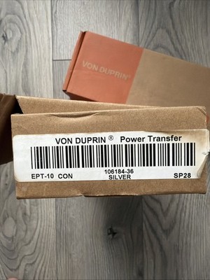 Von Duprin Power Transfer Silver EPT-10 CON, 106184-36, Sp28 Lot Of 2