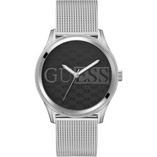 Mens Wristwatch GUESS REPUTATION GW0710G1 Stainless Steel Mesh Black