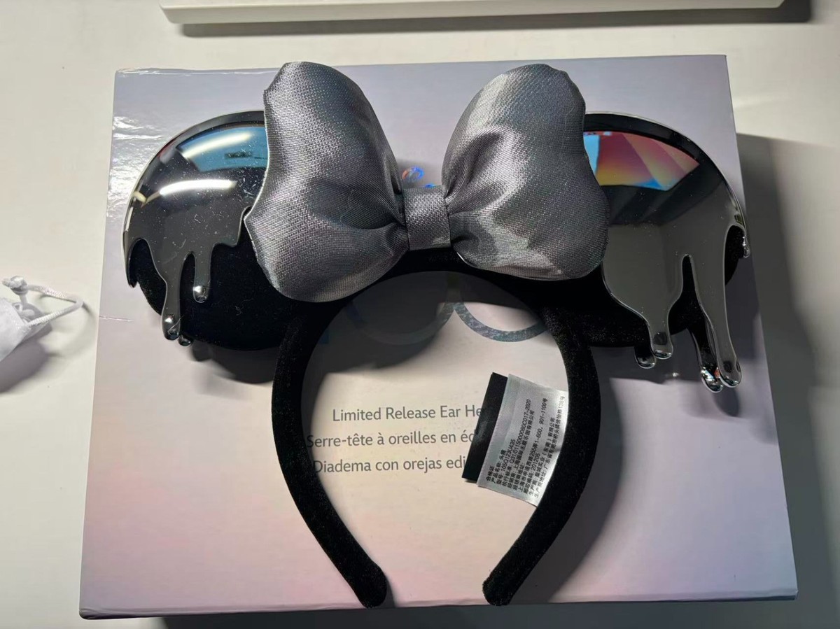 Disney 100 Year Drip Platinum Minnie Mouse Ears Headband  display picture 1