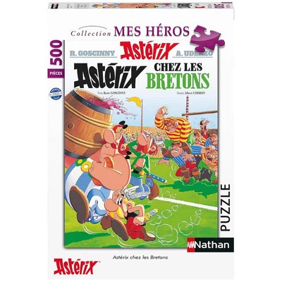 Puzzle 500 pièces Nathan Astérix, Astérix chez les Bretons (36x50cm)