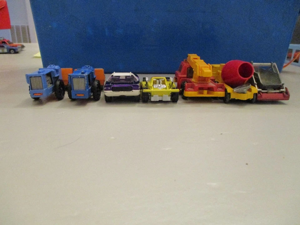 VINTAGE CORGI DIE CAST CARS(7) JUNIORS/ROCKETS RAY GO RASCAL-ALFA ROMEO-HOT ROD+ - Image 4 of 4