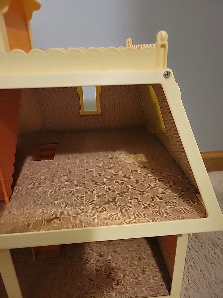 Casa de muñecas victoriana Mattel The Littles 1980 vintage 6 muñecas y muebles Foto 4 de 4