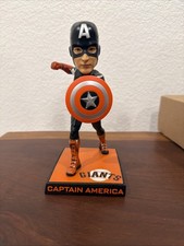 NEW SF Giants Marvel Captain America Bobblehead (2016 SGA) With Box