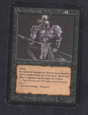 Magic MTG - Hypnotic Specter - Alpha - GESPIELT - EN