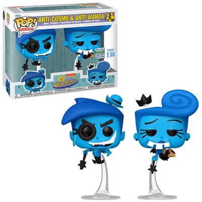 *IN HAND* Funko Pop! ANIMATION FAIRLY ODD PARENTS Anti-Cosmo & Anti-Wanda 2pk