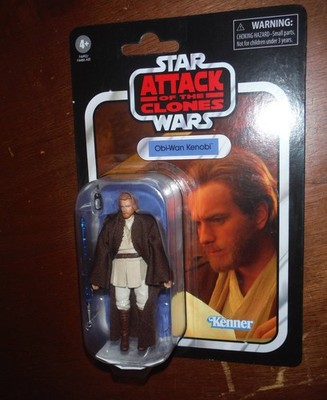 Star Wars - Attack of the Clones - OBI-WAN KENOBI - Vintage Kenner 4'' Figur SD7228