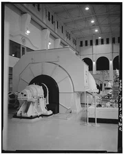 24. INTERIOR VIEW POWER PLANT POWER STATION, LOOKING NORTHEAST 40 DEGREES -