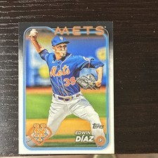 Topps 2024 Series 1 Edwin Díaz #120 New York Mets Base Set Baseball Card