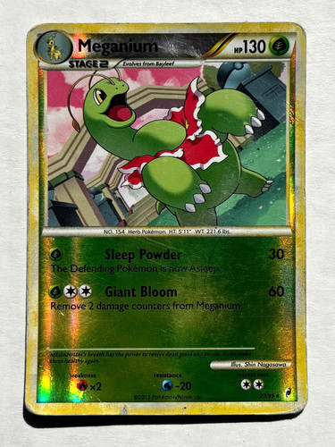 Meganium  #27/95 - Pokemon Call of Legends -  Reverse Holo  -  DMG