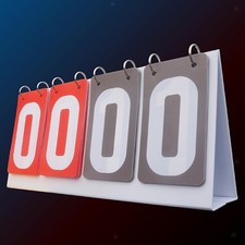 Tabellone segnapunti leggero con numeri per baseball, pallavolo e outdoor