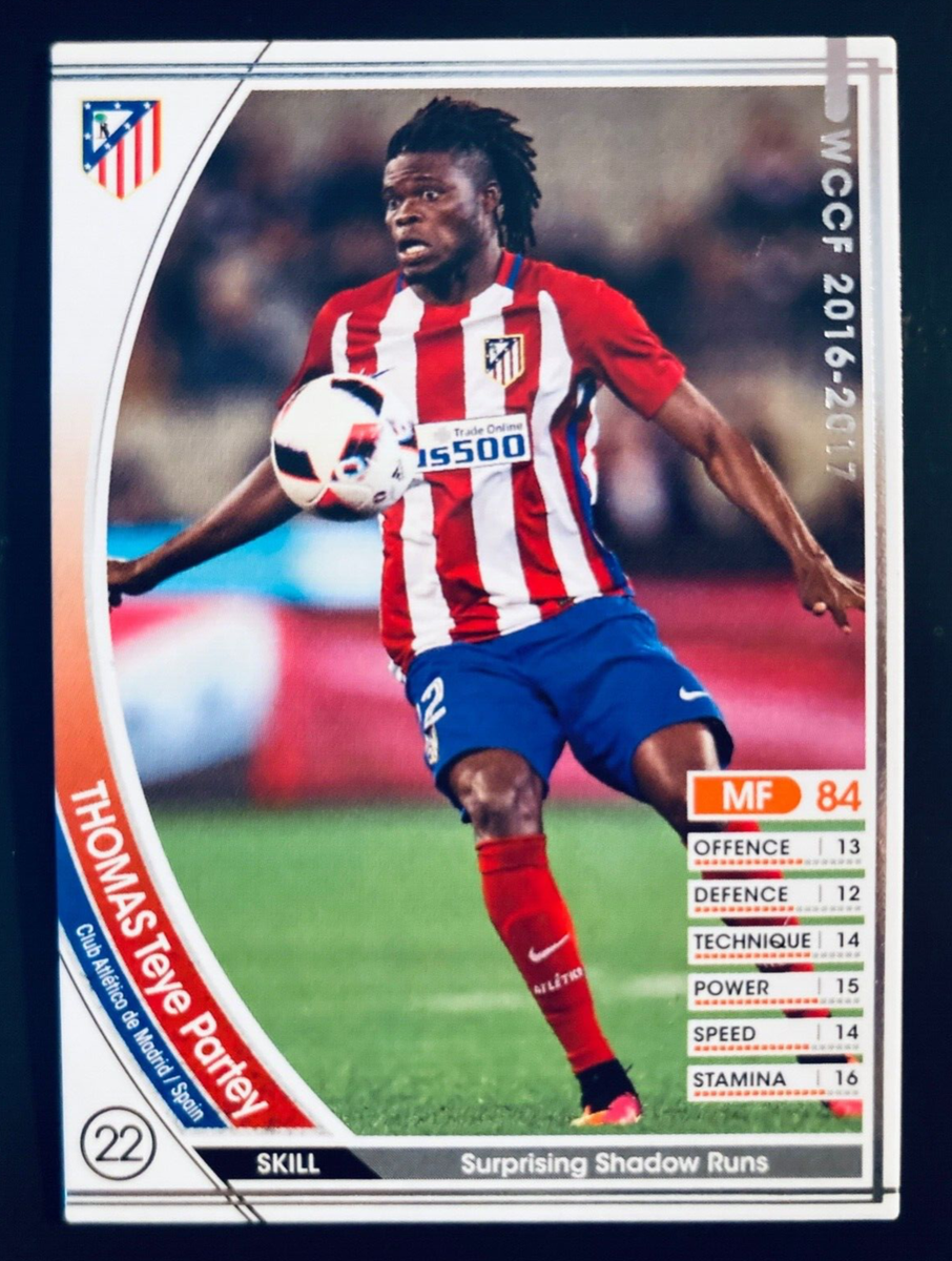 2016-17 Panini SEGA WCCF #A 094 Thomas Partey first Atletico