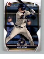 2023 Bowman Draft Mike Boeve BD-192 Milwaukee Brewers