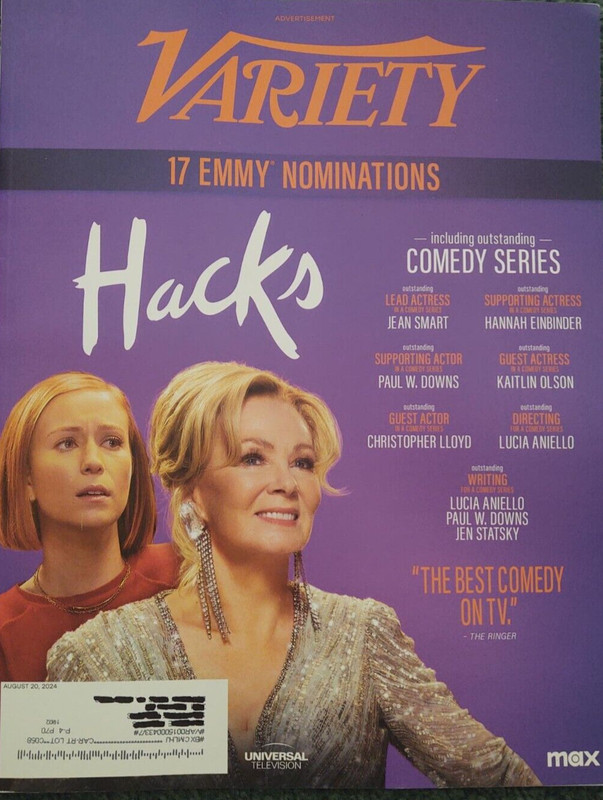 VARIETY MAGAZINE AUGUST 20 2024 HACKS TODD PHILLIPS NIKKI GLASER TRANSFORMERS US