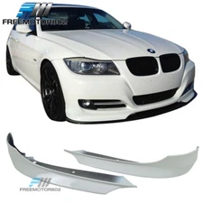 Fits 09-12 BMW E90 3-Series OE Style Front Lip Splitters Painted #354 Silver