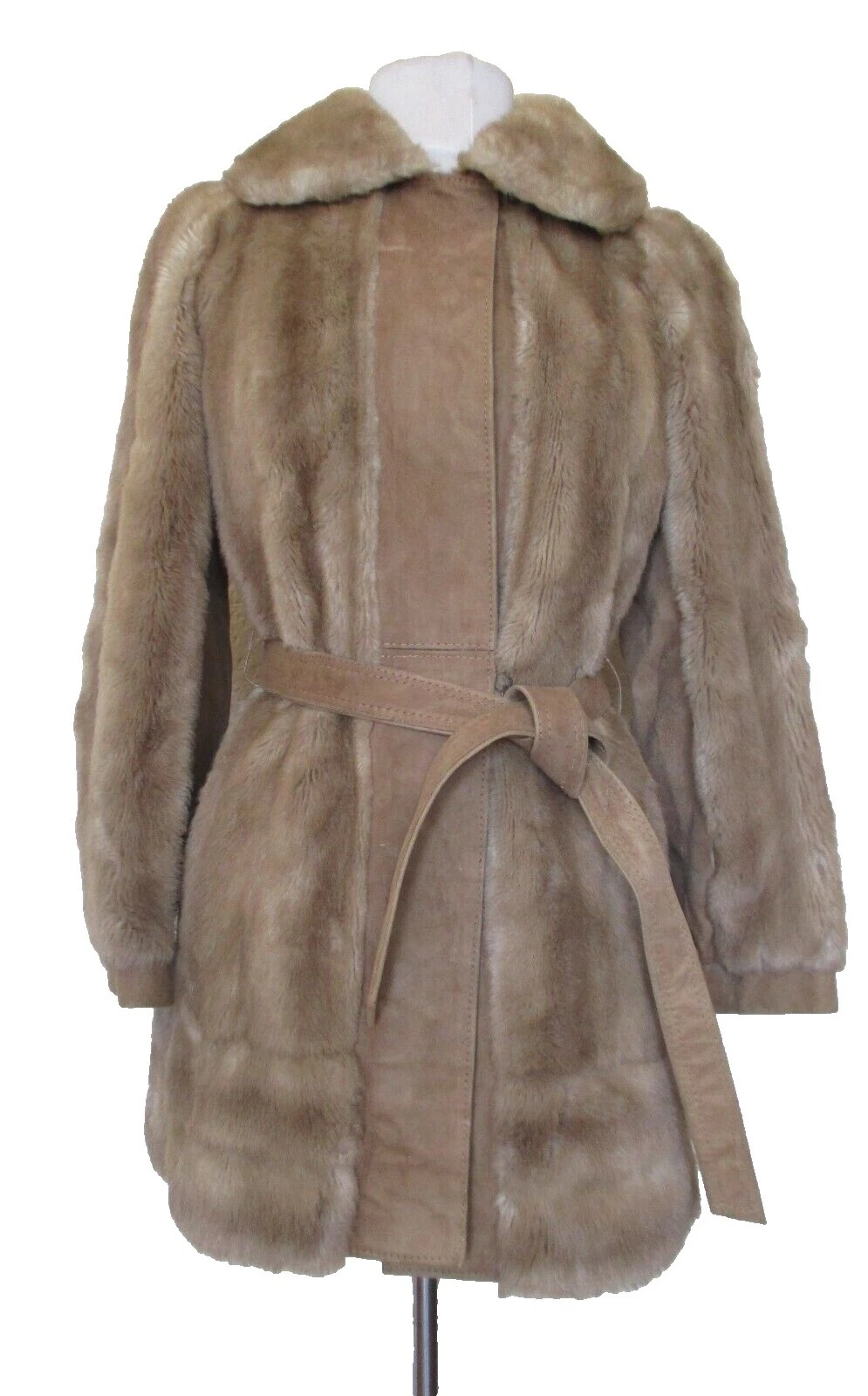 Hippy ropa vintage de tamaño regular de Piel Sintética para Mujeres