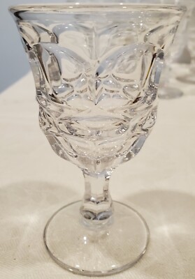 8 Vintage Fostoria  Crystal Argus Footed 4 3/4'' Stems 