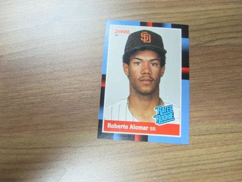 Roberto Alomar RC! 1988 Donruss #34 - Nice Rookie Card of Hall of Fame 2B!!!