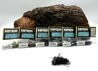 Keitech Rubber Jig Model II 14g 2/0 Skirted Football Jig Skirt Gamakatsu Haken