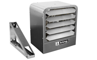 King KBS4803-3MP-T-B2 KBS Unit Heater 480V 3Kw 1-3 Ph W/Sp Stat & Bracket