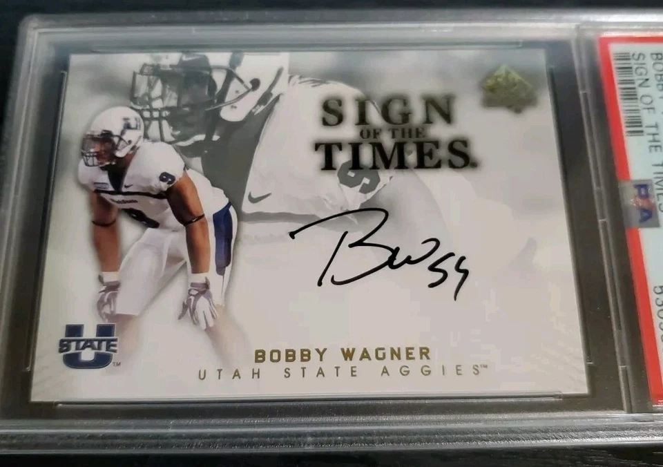 2012 SP Authentic Bobby Wagner Sign of the Times Auto PSA 9 - Image 2 of 3