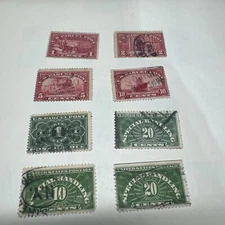 US Parcel Post & Special Handling  Used hinged (  Lot 28 File 137)