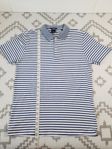Camisa polo a rayas Scotch & Soda para hombre talla mediana impecable estado - Imagen 12 de 14