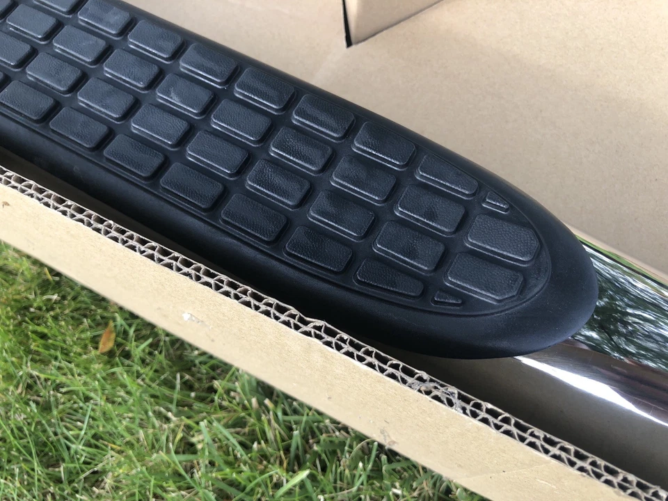 A0002S Trail Fx 3” Stainless Nerf Step Side Bars Dodge Ram Quad Cab 2002-2009 Foto 4 de 4