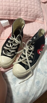 Size 4 - Converse Chuck 70 Low x Comme des Garcons Play Black White