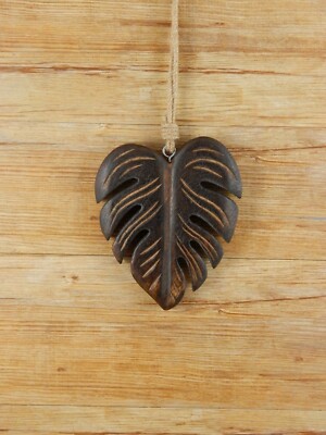 Dekohnger Blatt 17cm Monstera Garten Wanddeko Fensterdeko Holz Hnger  Dekoblatt | eBay.de