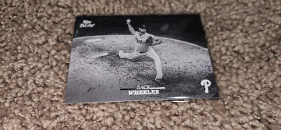 B08: 2024 Topps Black & White Baseball #68 Zack Wheeler - Phillies
