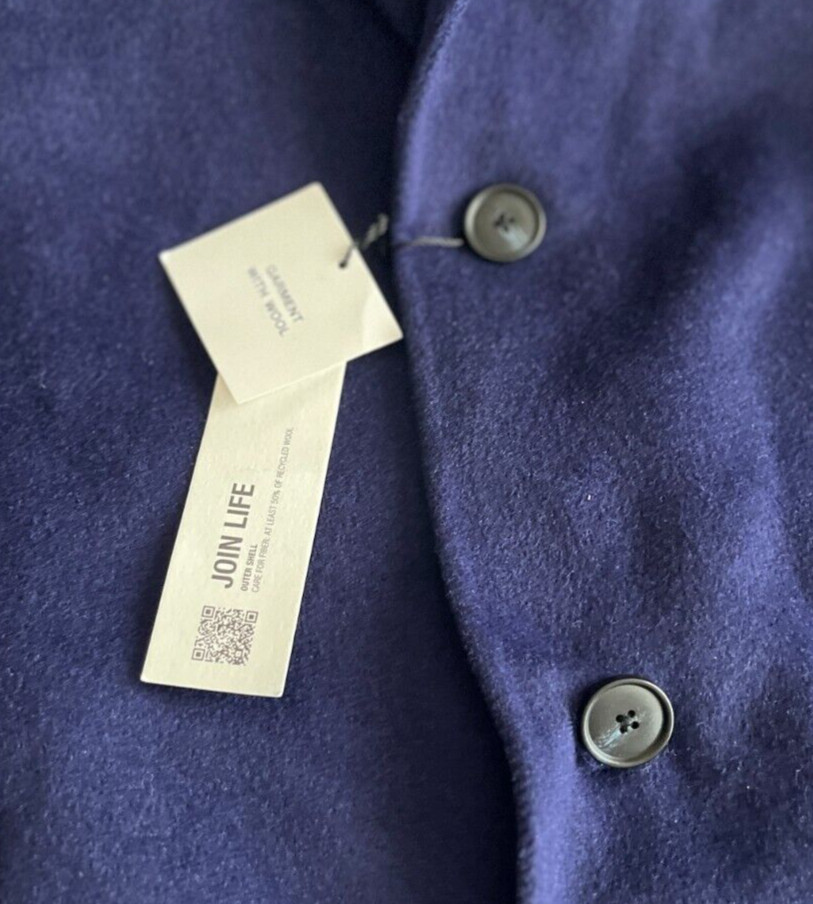 Zara Men’s Double- Faced Wool Blended Long Coat - Size L - MRSP$270 image 5