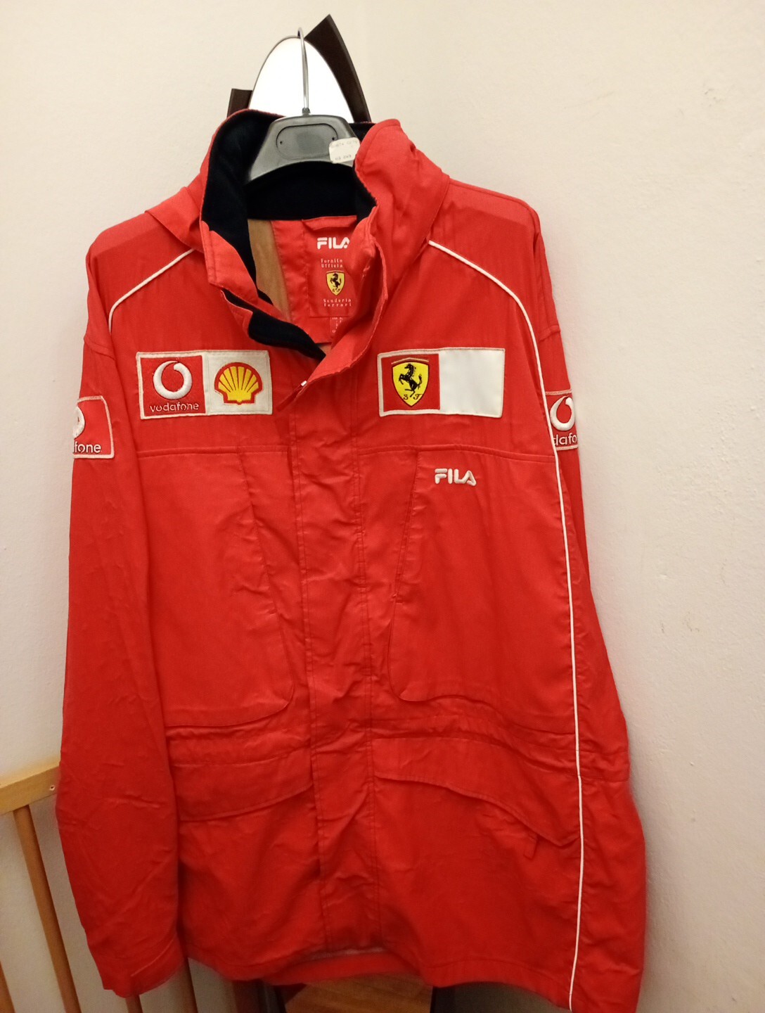 GIACCA UFFICIALE SCUDERIA FERRARI FILA USATA TAGLIA XL 