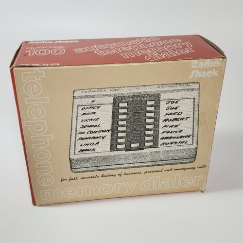 Vintage Radio Shack Duophone 100 Automatic Telephone Memory Dialer Original Box - Picture 12 of 12