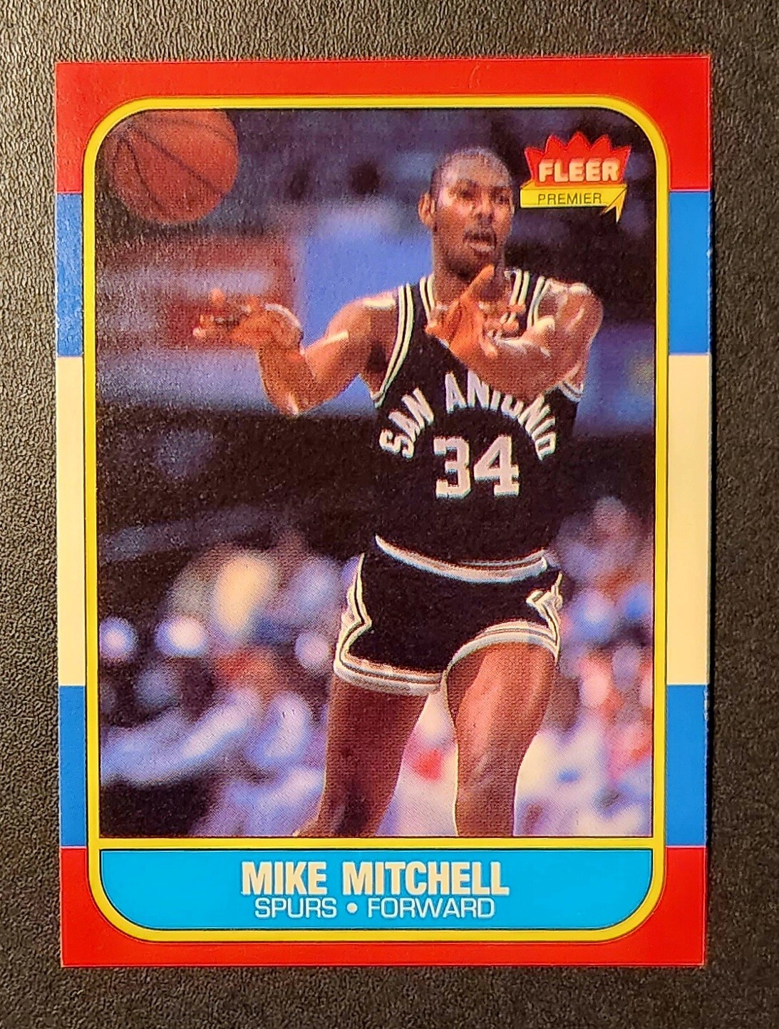1986 Fleer Basketball - MIKE MITCHELL #74 - San Antonio Spurs