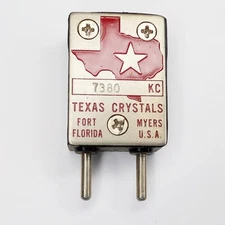 Texas 7380 KC KHz FT-243 Ham Radio Crystal Military Amateur Fort Myers, FL 6P