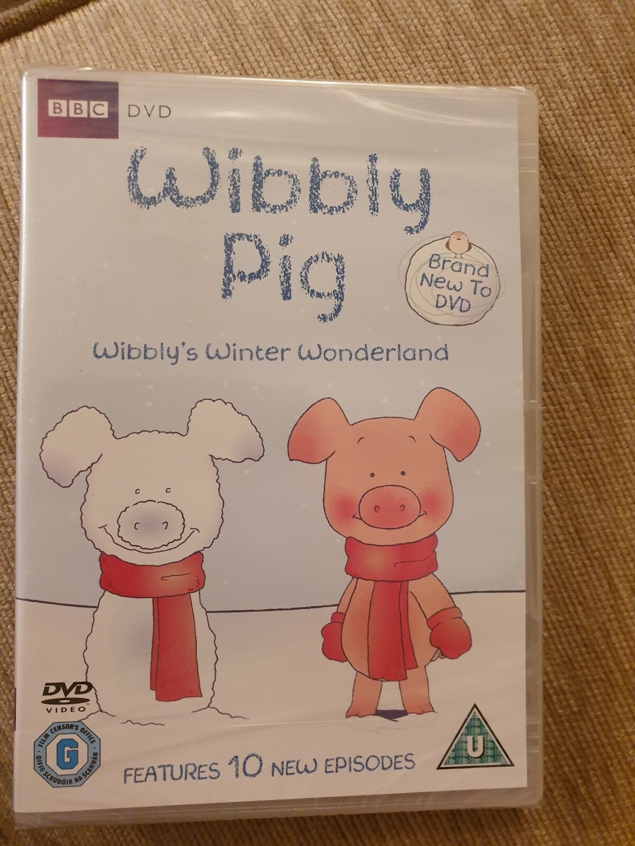 WIBBLY PIG WIBBLY'S WINTER WONDERLAND DVD SEALED KIDS 10 EPISODES