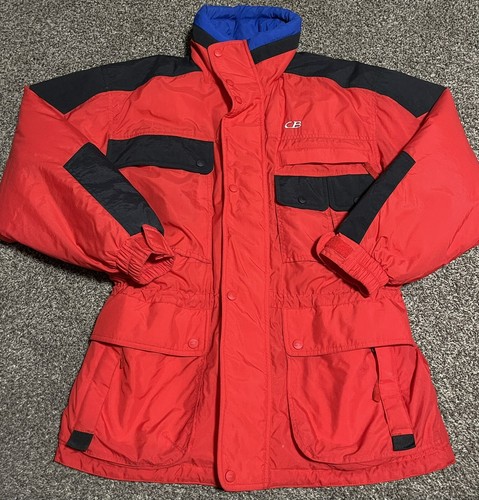 Zip Colorblock Nylon Jacket Coat Mens 