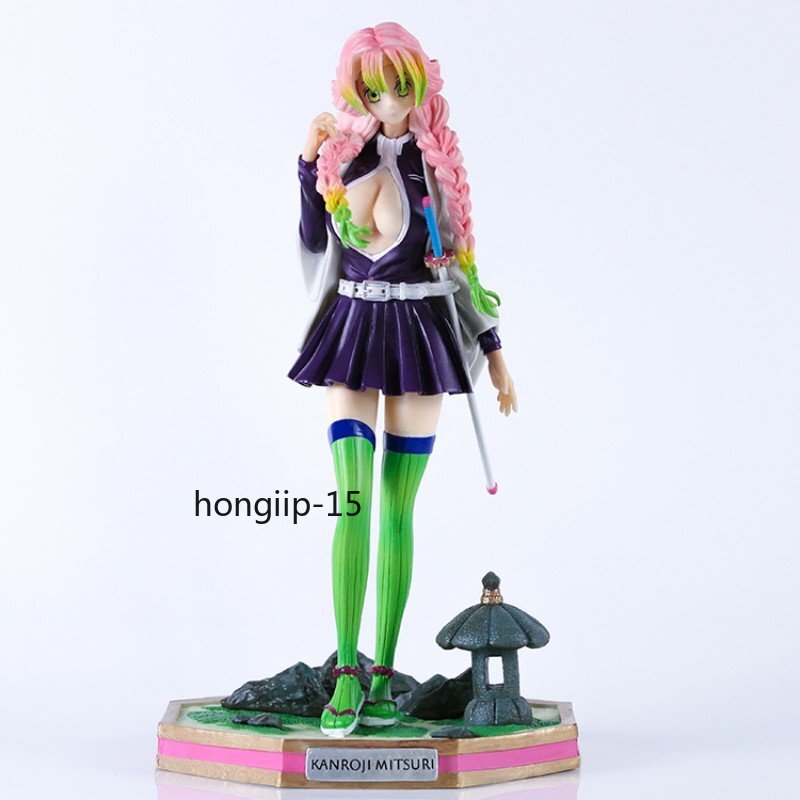 Demon Slayer Anime Kanroji Mitsuri Action Figure25CM PVC Model
